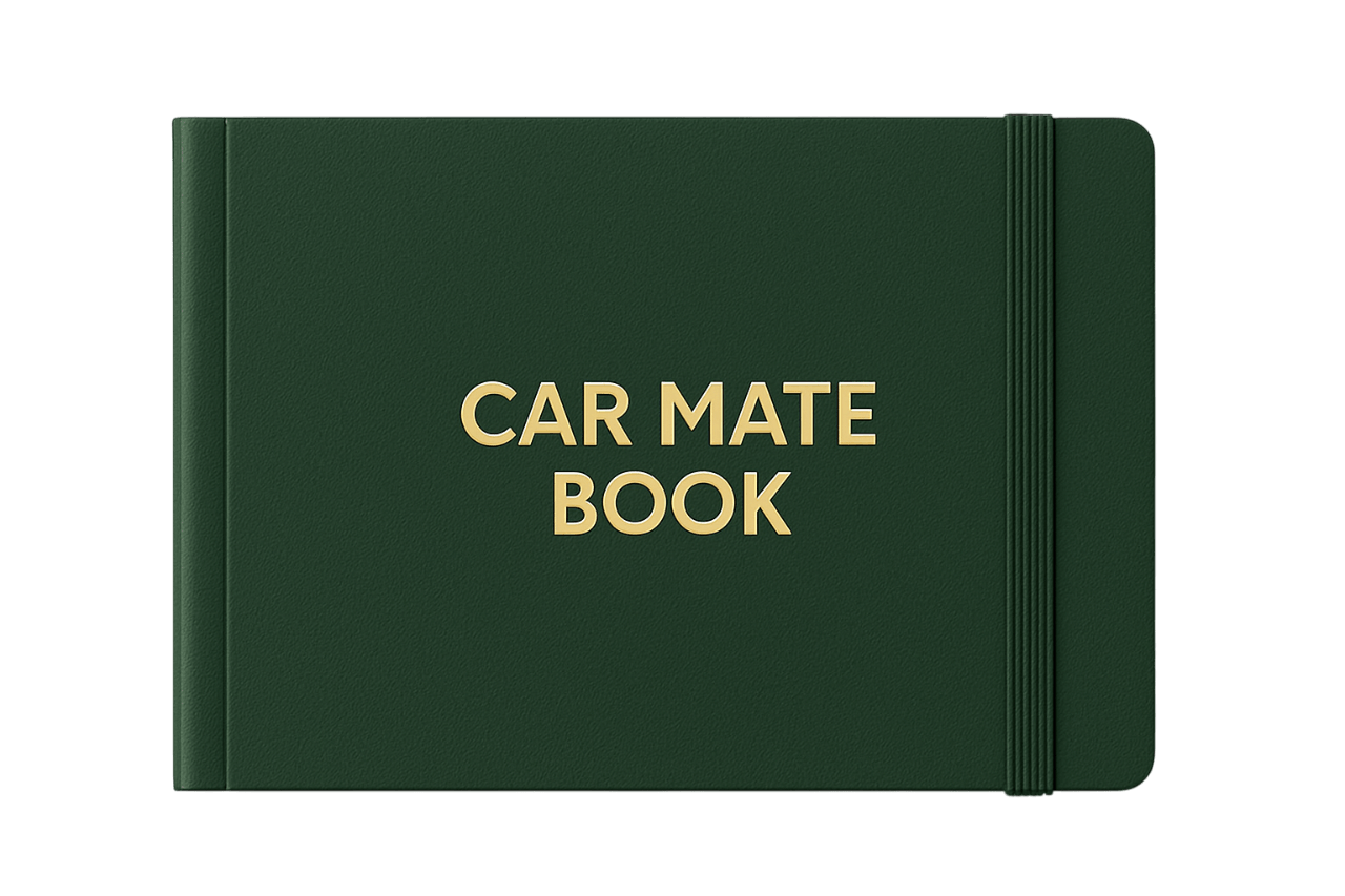 DasEdge Car Mate Book | A5 Size | Landscape | 100 Pages | Paper Rexine | Car Maintenace, Mileage, Servicing Log Book - Image 3